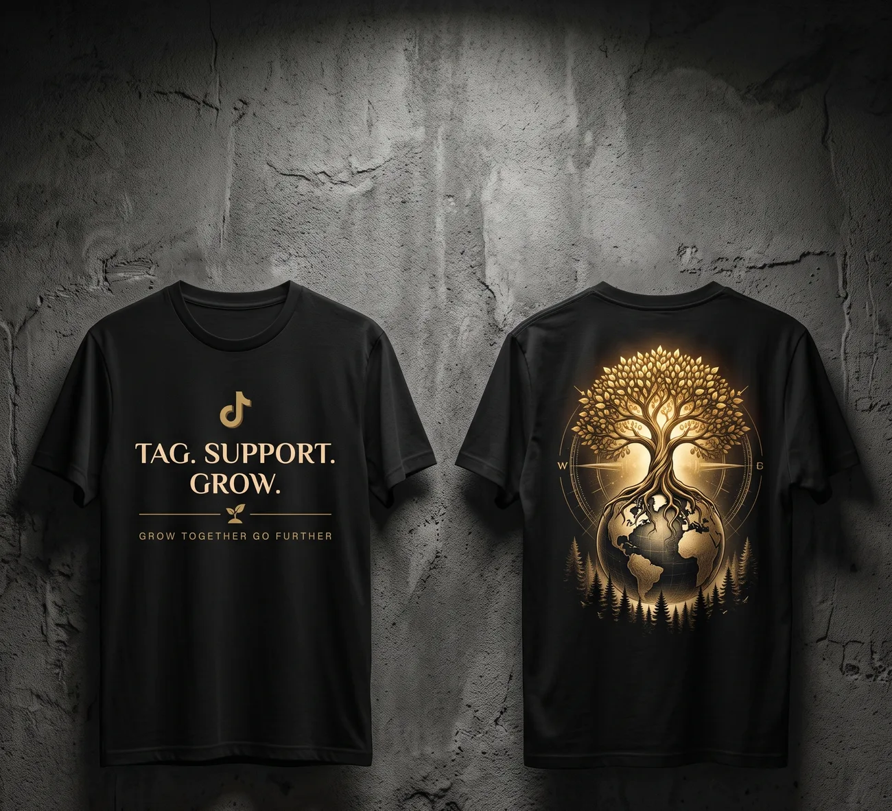 Tag. Support. Grow. Tee